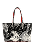 Metro Graf Spikes Tote, £495, Handbags, Black/White, Patent Leather, Front view